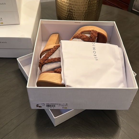 VERONICA BEARD GAEL PLATFORM SANDAL SIZE 9 - Picture 2 of 14